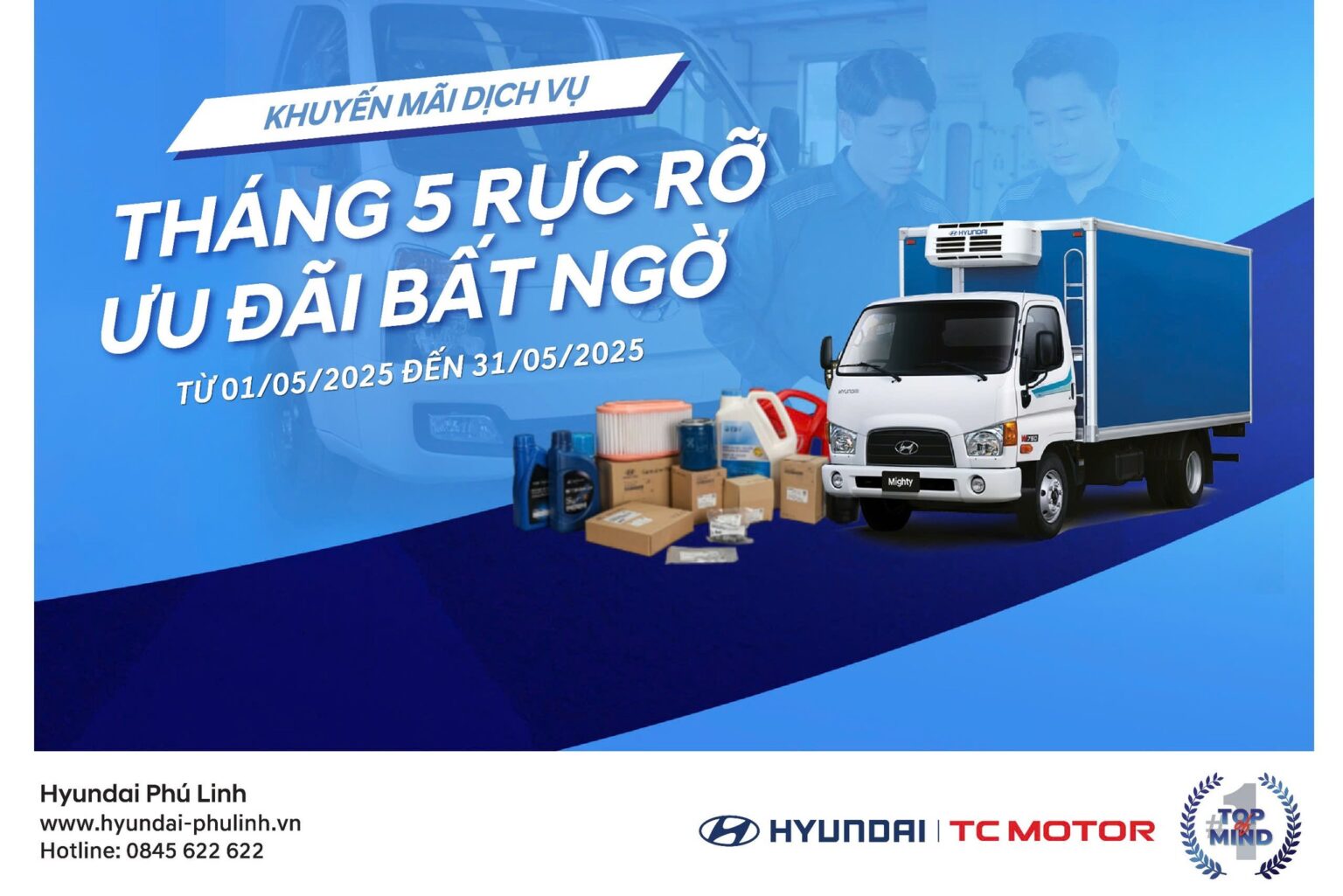 SỰ KIỆN “THÁNG 5 RỰC RỠ” ĐANG DIỄN RA TẠI HYUNDAI PHÚ LINH