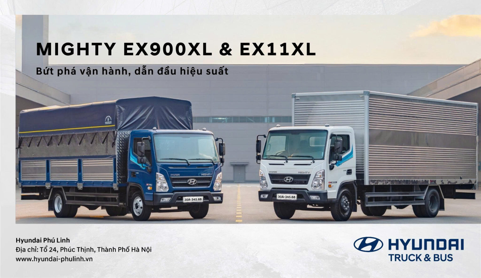 Mighty EX900 XL & EX11 XL – Bứt Phá Vận Hành, Dẫn Đầu Hiệu Suất